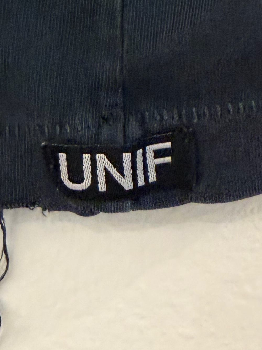 UNIF RARE Black Distressed Oversized Sleeveless Cutoff Shirt Grunge size small - Picture 11 of 13
